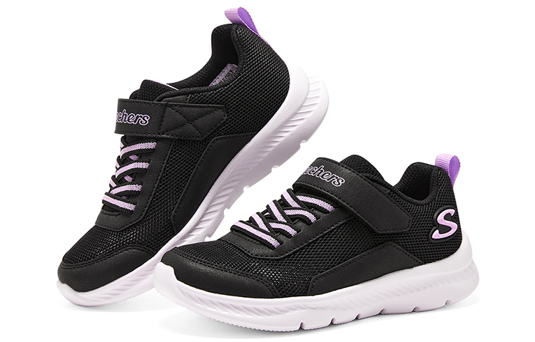 Shop (JR) Skechers Wavy Lites ''Schwarz Lila'' 319300L-BKLV