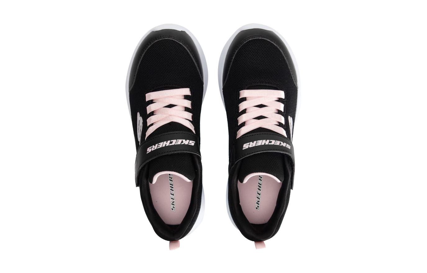 Lookbook (JR) Skechers Wavy Lites Chaussures ''Noir Rose'' Blissfully Free 312030L-BKPK