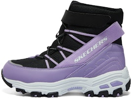 (Youth) Skechers Winter Comfy Boots 'Black Purple' 664200L-BKLV (Youth) Skechers Winter Comfy Boots 'Black Purple' 664200L-BKLV