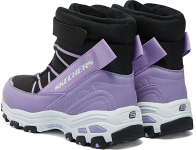(JR) Botas Cómodas de Invierno Skechers 'Negro Morado' 664200L-BKLV Purchase (JR) Botas Cómodas de Invierno Skechers 'Negro Morado' 664200L-BKLV