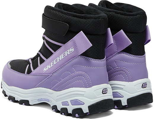 (JR) Skechers 冬季舒适靴 '黑紫' 664200L-BKLV Purchase (JR) Skechers 冬季舒适靴 '黑紫' 664200L-BKLV