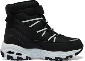 (JR) Skechers 冬季舒适靴子 '黑白' 660092L-BKW Order (JR) Skechers 冬季舒适靴子 '黑白' 660092L-BKW