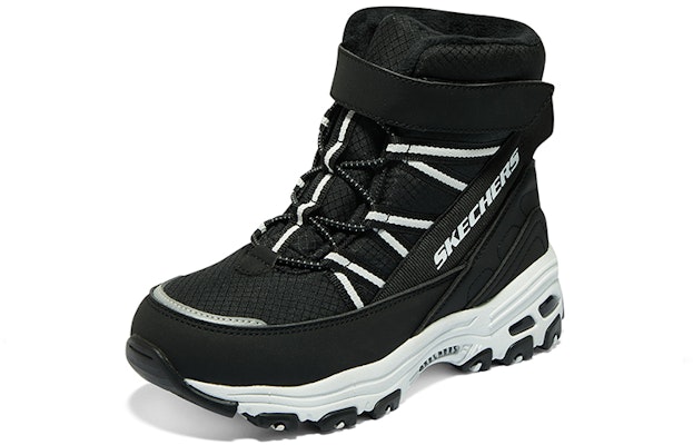 (JR) スケッチャーズあったか冬ブーツ (黒/白) 660092L-BKW Lookbook (JR) スケッチャーズあったか冬ブーツ (黒/白) 660092L-BKW