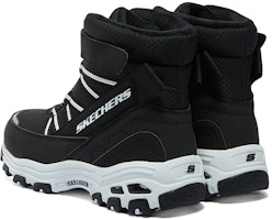 (JR) Skechers 冬季舒适靴子 '黑白' 660092L-BKW Purchase (JR) Skechers 冬季舒适靴子 '黑白' 660092L-BKW