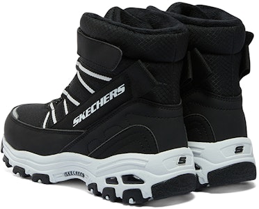 (JR) Skechers 冬季舒适靴子 '黑白' 660092L-BKW Purchase (JR) Skechers 冬季舒适靴子 '黑白' 660092L-BKW