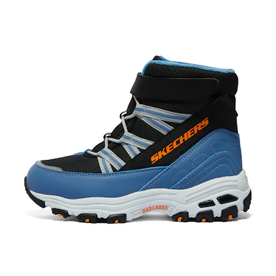 (Youth) Skechers Winter Comfy Boots 'Blue Black'
