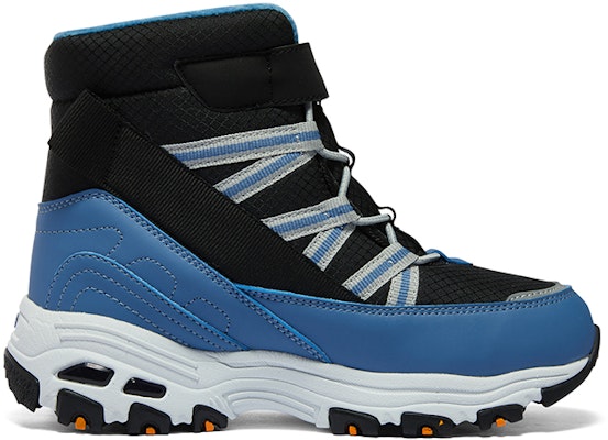 (Youth) Skechers Winter Comfy Boots 'Blue Black' 660092L-BKLB Order (Youth) Skechers Winter Comfy Boots 'Blue Black' 660092L-BKLB