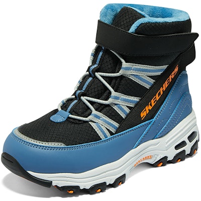 (Youth) Skechers Winter Comfy Boots 'Blue Black' 660092L-BKLB Lookbook (Youth) Skechers Winter Comfy Boots 'Blue Black' 660092L-BKLB