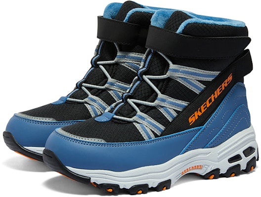 (Youth) Skechers Winter Comfy Boots 'Blue Black' 660092L-BKLB Shop (Youth) Skechers Winter Comfy Boots 'Blue Black' 660092L-BKLB