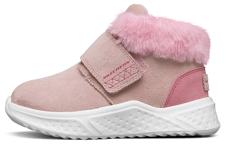 (Youth) Skechers Winter Comfy Boots 'Pink White' 664194N-LTPK