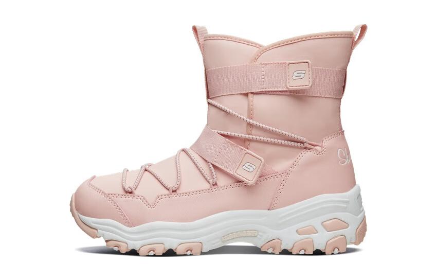 (Youth) Skechers Winter Snow Boots 'Pink White' 664097L-PNK