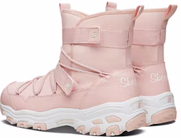 Shop (Youth) Skechers Winter Snow Boots 'Pink White' 664097L-PNK