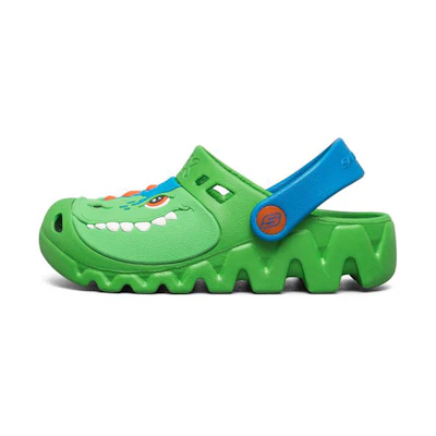 (Youth) Skechers Zaggle 'Green Cut-Out Sandal'