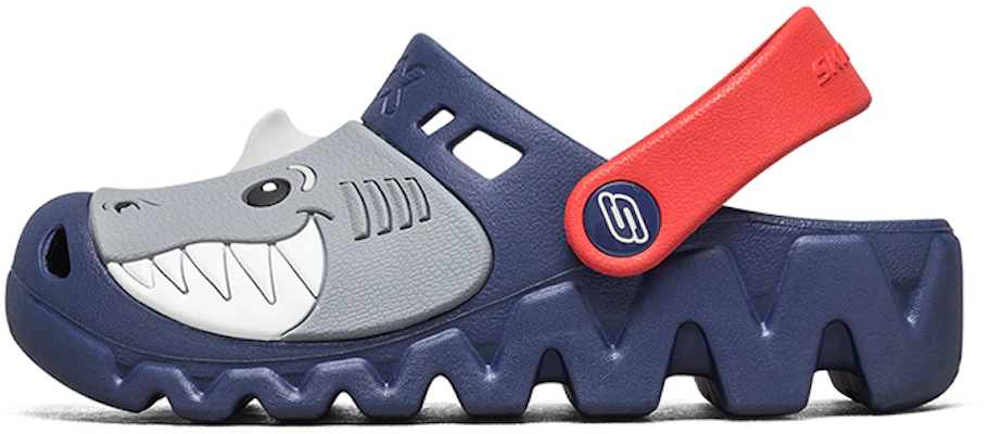 (Youth) Skechers Zaggle Clog 'Navy Blue Red' 400074L-NVRD Buy (Youth) Skechers Zaggle Clog 'Navy Blue Red' 400074L-NVRD