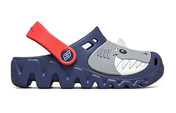 Order (Youth) Skechers Zaggle Clog 'Navy Blue Red' 400074L-NVRD