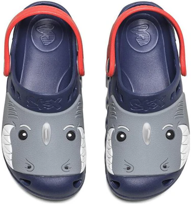 (Youth) Skechers Zaggle Clog 'Navy Blue Red' 400074L-NVRD Shop (Youth) Skechers Zaggle Clog 'Navy Blue Red' 400074L-NVRD