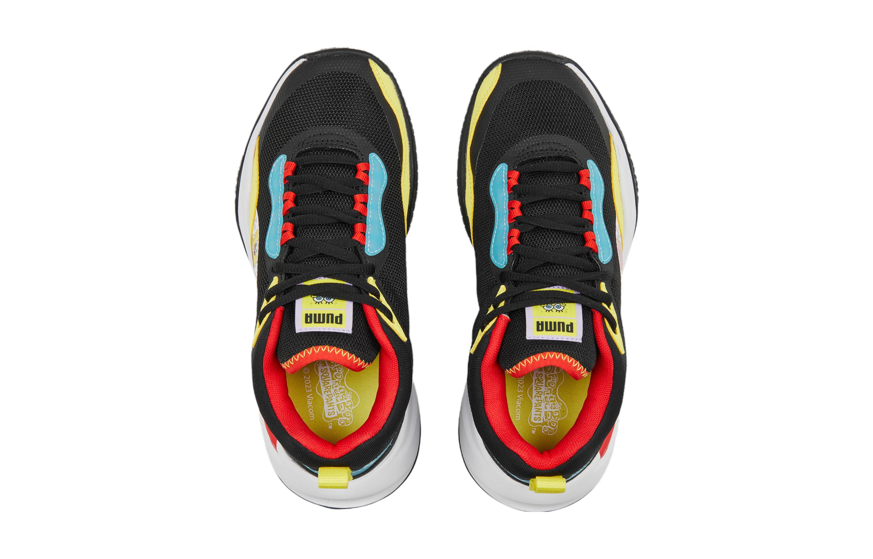 (Youth) Spongebob Squarpants Puma Play Maker Sneaker 'Puma Black/Puma White/Celandine/Hero Blue' 圖 3
