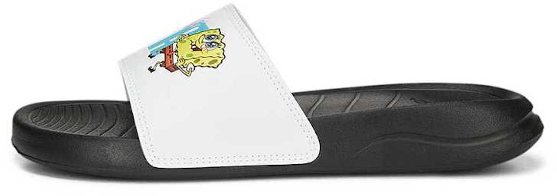 (Youth) Spongebob Squarpants x Puma Popcat 20 Sandal 'Puma White/PUMA Black' 390872-01 Buy (Youth) Spongebob Squarpants x Puma Popcat 20 Sandal 'Puma White/PUMA Black' 390872-01