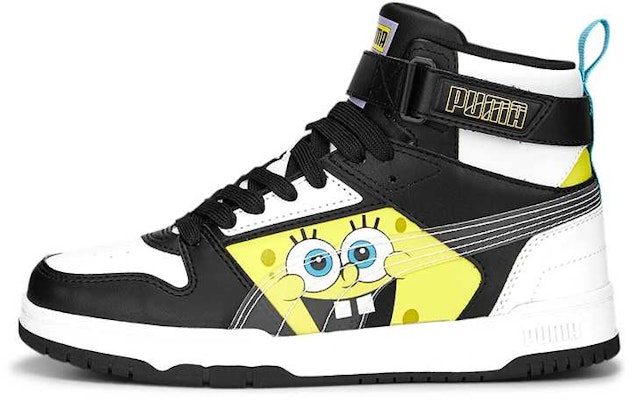 (JR) Spongebob x Puma RBD Game Sneaker 'Putih/Hitam/Kuning/Biru' 390864-01 Buy (JR) Spongebob x Puma RBD Game Sneaker 'Putih/Hitam/Kuning/Biru' 390864-01