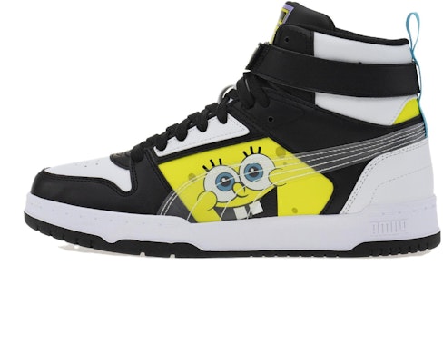(Youth) Spongebob Squarpants x Puma RBD Game Sneaker 'Puma White/Puma Black/Lucent Yellow/Hero Blue' 390864-01 Buy (Youth) Spongebob Squarpants x Puma RBD Game Sneaker 'Puma White/Puma Black/Lucent Yellow/Hero Blue' 390864-01