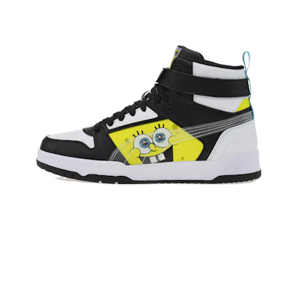 (Youth) Spongebob Squarpants Puma RBD Game Sneaker 'Puma White/Puma Black/Lucent Yellow/Hero Blue'