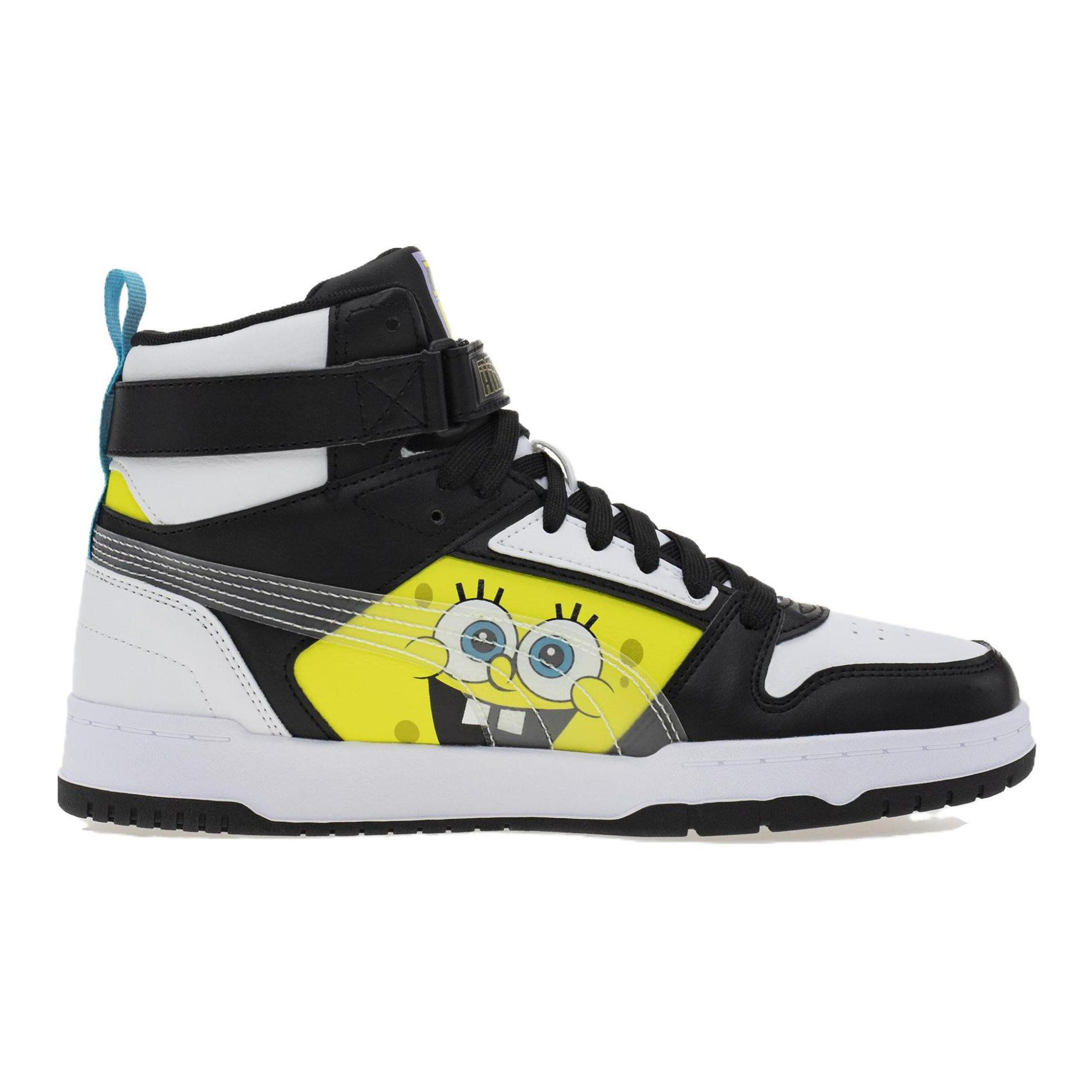 Order (青少年) 海綿寶寶 x Puma RBD 運動鞋 'Puma 白/黑/Lucent 黃/Hero 藍' 390864-01