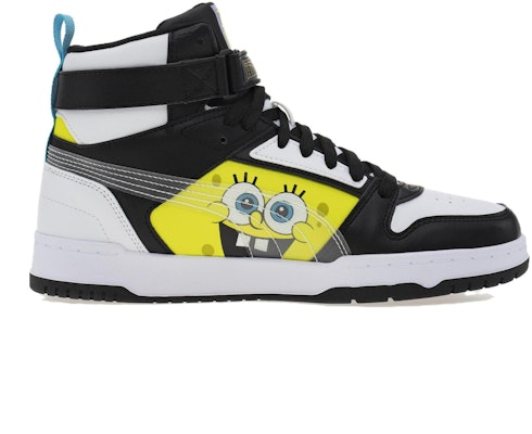(JR) Sneaker Spongebob Squarepants x Puma RBD 'Putih/Hitam/Kuning/Biru' 390864-01 Order (JR) Sneaker Spongebob Squarepants x Puma RBD 'Putih/Hitam/Kuning/Biru' 390864-01