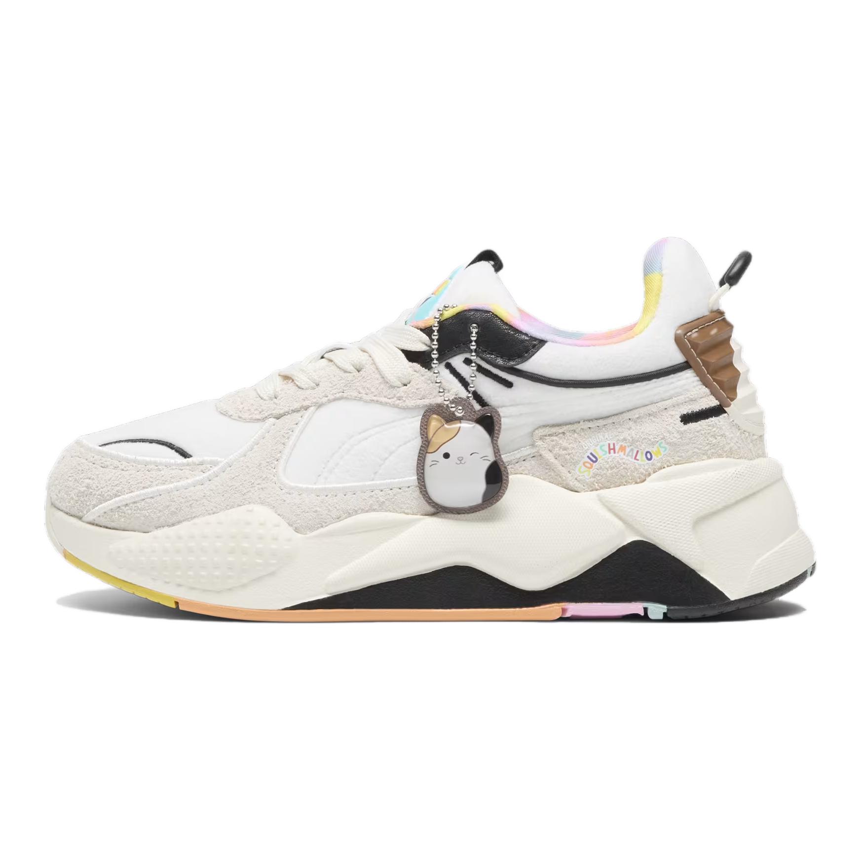 Buy 大童 SQUISHMALLOWS x PUMA RS-X 減震耐磨 兒童休閒鞋 白米