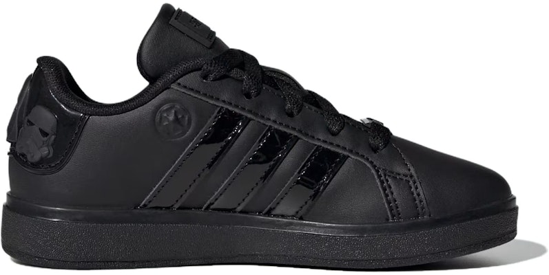 (Youth) Star Wars x adidas Grand Court 2.0 K 'Darth Vader and Storm Troopers - Black' IH7533 Order (Youth) Star Wars x adidas Grand Court 2.0 K 'Darth Vader and Storm Troopers - Black' IH7533