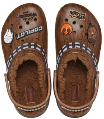 (JR) Star Wars x Crocs Classic Lined Clog 'Chewbacca' Sepatu Sandal Berbulu 208814-206 Purchase (JR) Star Wars x Crocs Classic Lined Clog 'Chewbacca' Sepatu Sandal Berbulu 208814-206