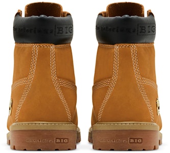 (JR) Boot Premium 6 Inci x Timberland Notorious B.I.G. 'Christopher Wallace - Wheat' TB0A6BET-EJS Details for (JR) Boot Premium 6 Inci x Timberland Notorious B.I.G. 'Christopher Wallace - Wheat' TB0A6BET-EJS