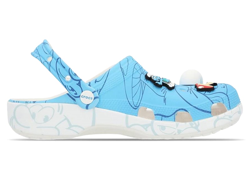 (Youth) The Smurfs x Crocs Classic Clog 'Allover Print' 210821-90H