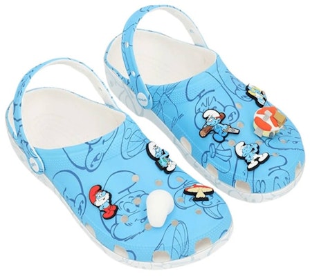 (Youth) The Smurfs x Crocs Classic Clog 'Allover Print' 210821-90H Order (Youth) The Smurfs x Crocs Classic Clog 'Allover Print' 210821-90H