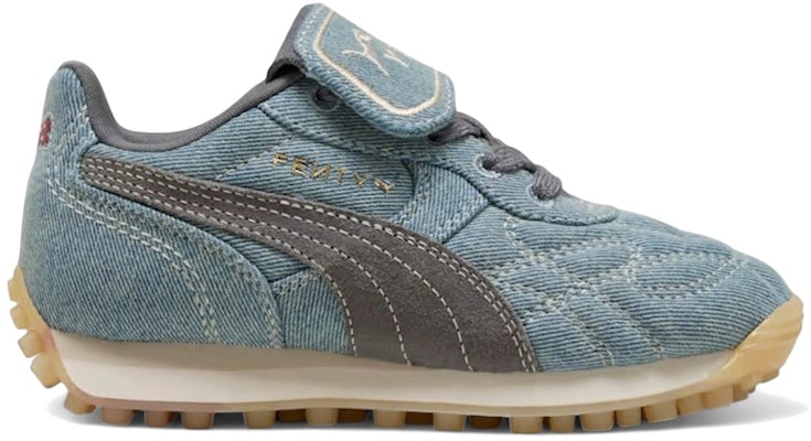 (Youth) The Smurfs x Fenty x Puma Avanti LS Stitched Little Kid 'Slate Sky Denim' 404151-01 Buy (Youth) The Smurfs x Fenty x Puma Avanti LS Stitched Little Kid 'Slate Sky Denim' 404151-01