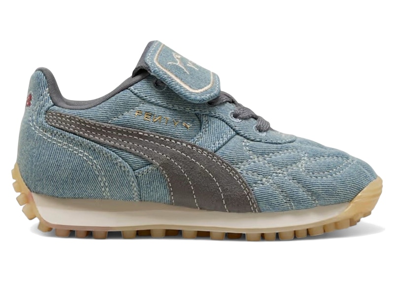 (Youth) The Smurfs x Fenty x Puma Avanti LS Stitched Little Kid 'Slate Sky Denim' 404151-01