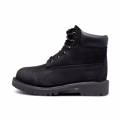 (Youth) Timberland 6-Inch PRM Wide Fit Boot 'Black'