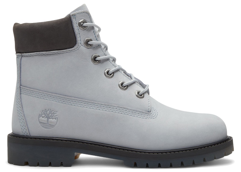 (Youth) Timberland 6" Premium Waterproof Boot Alpine Glacier Grey TB0A6BET-EKM
