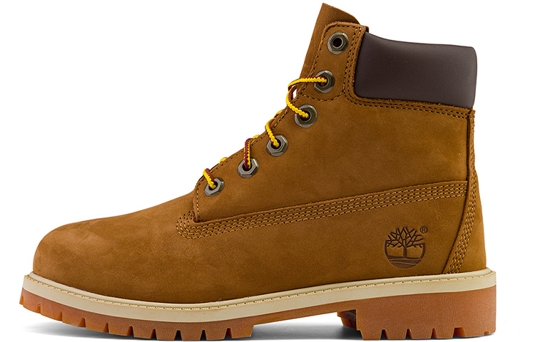 (Youth) Timberland 6 In Premium Waterproof Wide Fit Boots 'Brown' 14949