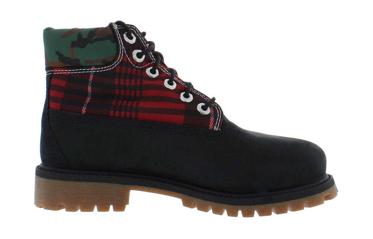 Order (JR) Timberland 6 Inch Premium Boot 'Hitam Plaid Camo' TB0A5S1A-001
