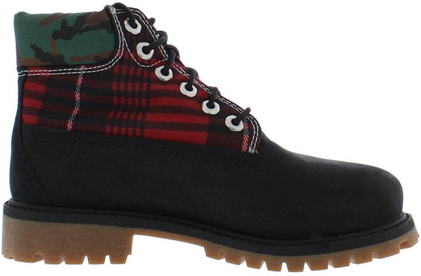 (Youth) Timberland 6 Inch Premium Boot 'Black Plaid Camo' TB0A5S1A-001 Order (Youth) Timberland 6 Inch Premium Boot 'Black Plaid Camo' TB0A5S1A-001