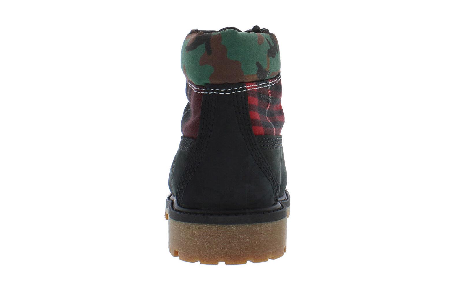 Lookbook (JR) Timberland 6 Inch Premium Boot 'Hitam Plaid Camo' TB0A5S1A-001