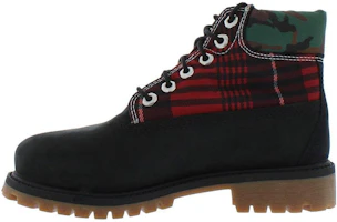 (Youth) Timberland 6 Inch Premium Boot Junior 'Black Plaid Camo' TB0A5S1X-001 (Youth) Timberland 6 Inch Premium Boot Junior 'Black Plaid Camo' TB0A5S1X-001