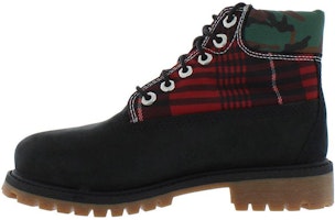 (Youth) Timberland 6 Inch Premium Boot Junior 'Black Plaid Camo' TB0A5S1X-001 (Youth) Timberland 6 Inch Premium Boot Junior 'Black Plaid Camo' TB0A5S1X-001