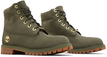 Cheap (青少年款)Timberland 6 吋高筒經典青少年靴「深綠色」TB0A5NBXA58