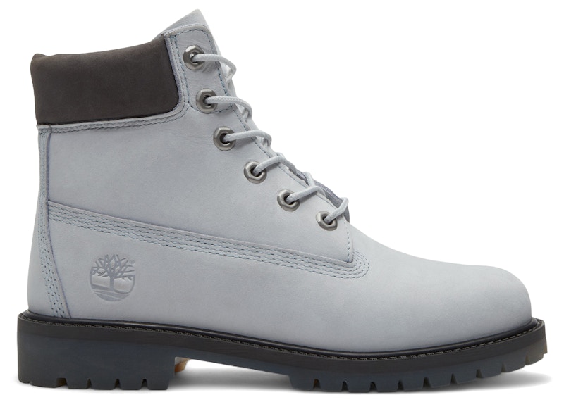 (Youth) Timberland 6 Inch Premium Waterproof Boot Junior 'Light Blue 'Grey' TB0A2CTG-EKM