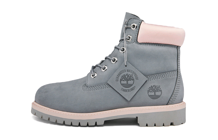 (Youth) Timberland 6 Inch Premium Waterproof Boots 'Grey' A41TG