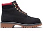 Order (JR) But Timberland 6 Inch Premium Tahan Air 'Hitam Merah' A2FNV001