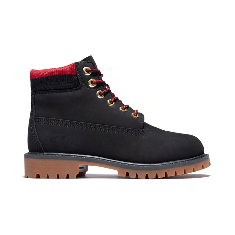 Order (JR) Timberland 6 Inch Premium Wasserdichte Stiefel ''Schwarz Rot'' A2FNV001