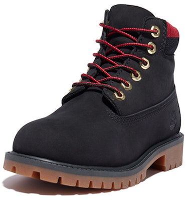 (Youth) Timberland 6 Inch Premium Waterproof Boots 'Black Red' A2FNV001 Lookbook (Youth) Timberland 6 Inch Premium Waterproof Boots 'Black Red' A2FNV001