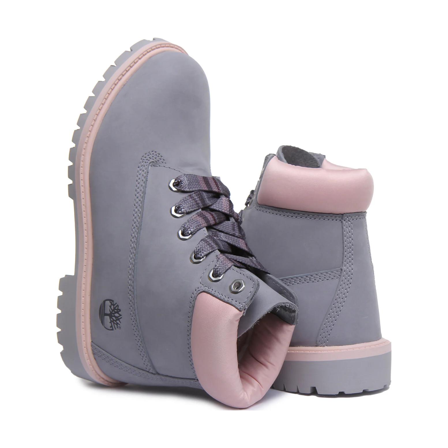 Lookbook (JR) Timberland 6 Inch Premium Wasserdichte Stiefel ''Grau'' A41TG